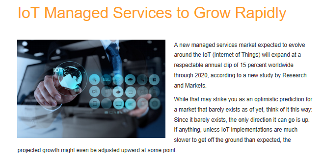 N-able Blog has covered Infoholic Research Report IoT Managed Services